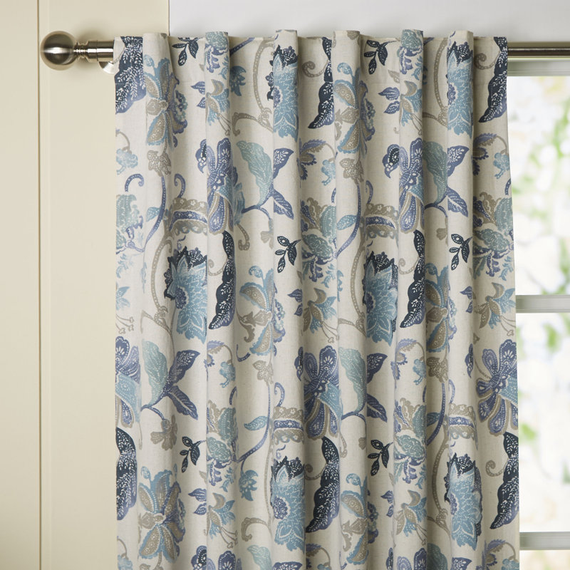 Jessamy Nature Floral Max Blackout Rod Pocket Single